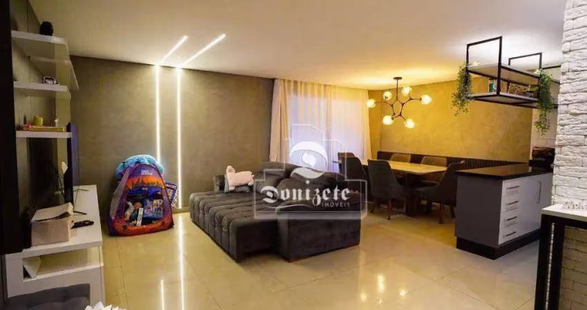Sobrado com 3 dormitórios à venda, 164 m² por r$ 1.200.000,00 - jardim bela vista - santo andré/sp