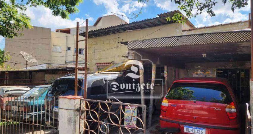 Terreno à venda, 381 m² por R$ 795.000,00 - Vila Guiomar - Santo André/SP