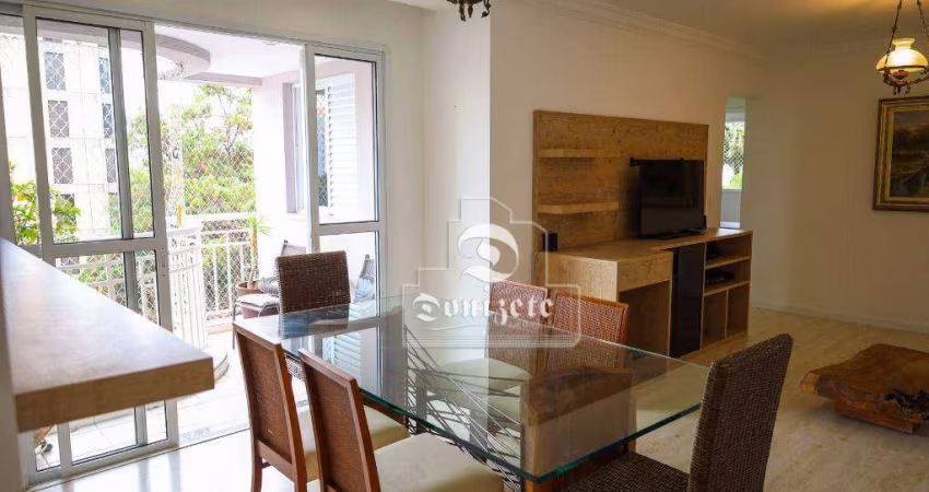 Apartamento com 3 dormitórios, 90 m² - venda por R$ 849.998,00 ou aluguel por R$ 6.148,17/mês - Jardim - Santo André/SP