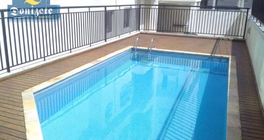 Apartamento para alugar, 88 m² por R$ 4.280,00/mês - Campestre - Santo André/SP
