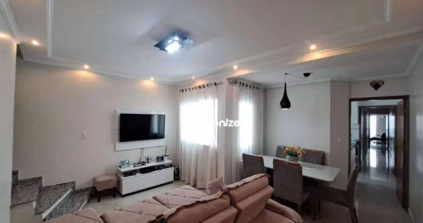 Cobertura com 3 dormitórios à venda, 168 m² por r$ 700.000,00 - santa maria - santo andré/sp