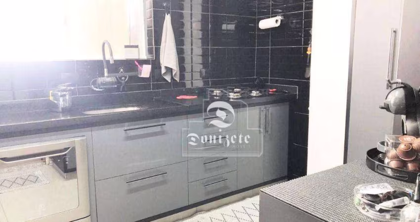 Apartamento com 2 dormitórios à venda, 76 m² por R$ 500.000,00 - Vila Bastos - Santo André/SP