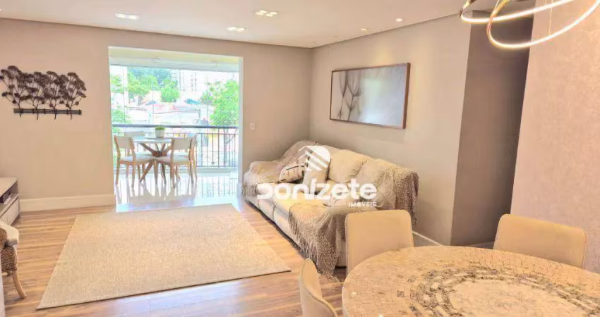 Apartamento com 3 dormitórios à venda, 119 m² por r$ 1.270.000,00 - jardim - santo andré/sp