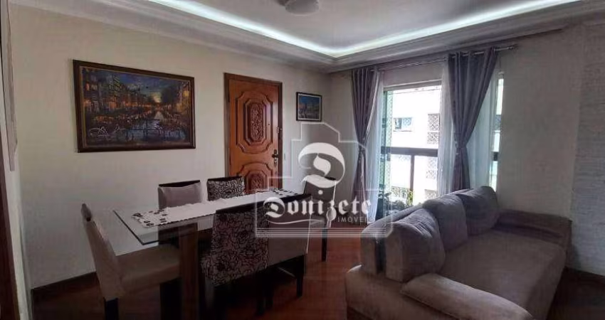 Apartamento com 3 dormitórios à venda, 110 m² por r$ 680.000,00 - vila bastos - santo andré/sp