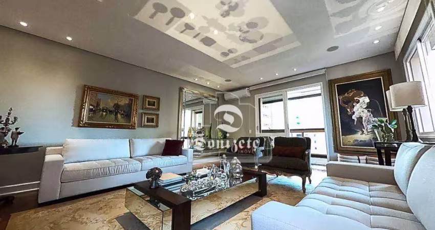 Apartamento à venda, 260 m² por r$ 1.948.998,00 - jardim - santo andré/sp