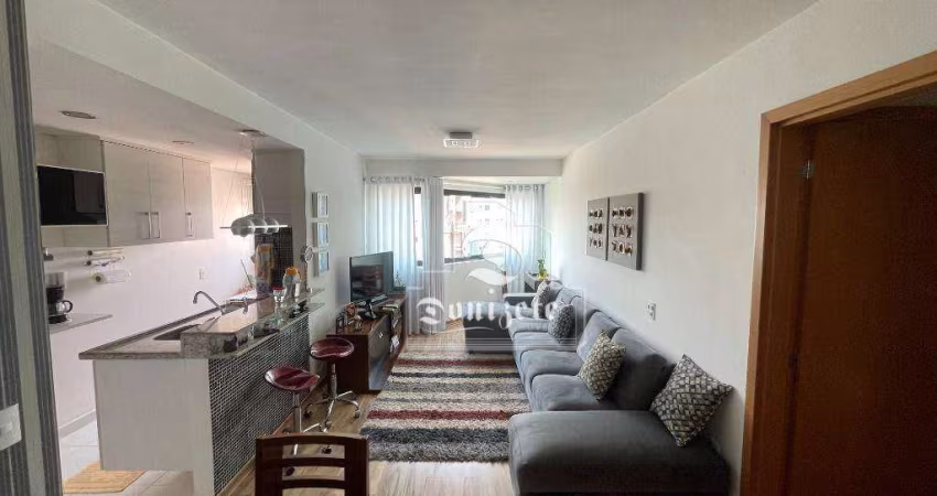 Apartamento com 1 dormitório à venda, 50 m² por R$ 549.000,00 - Jardim - Santo André/SP