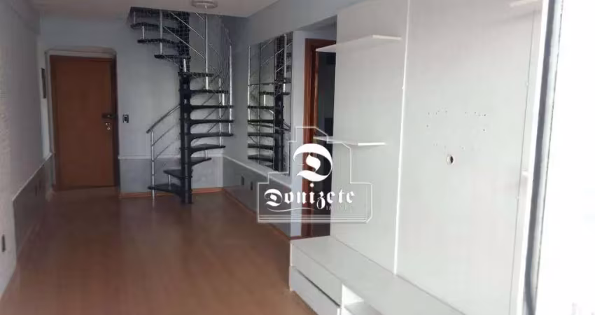 Cobertura com 2 dormitórios à venda, 130 m² por r$ 850.000,00 - santa maria - são caetano do sul/sp