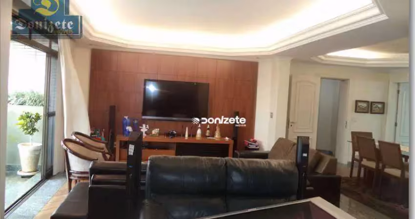 Apartamento com 4 dormitórios, 296 m² - venda por r$ 2.700.000,00 ou aluguel por r$ 10.600,01/mês - vila bastos - santo andré/sp
