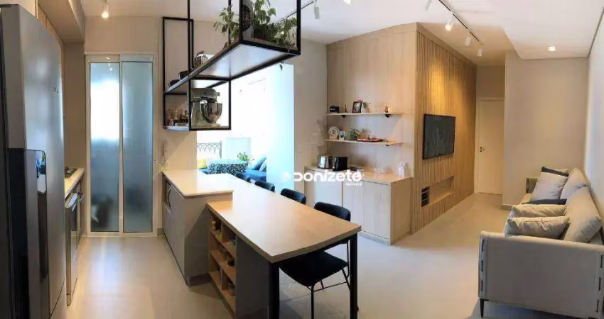 Apartamento com 2 dormitórios à venda, 70 m² por r$ 890.000,00 - jardim - santo andré/sp