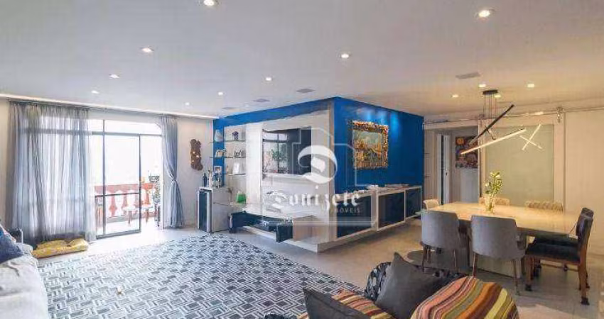 Apartamento com 3 dormitórios à venda, 180 m² por R$ 1.380.000,00 - Vila Assunção - Santo André/SP