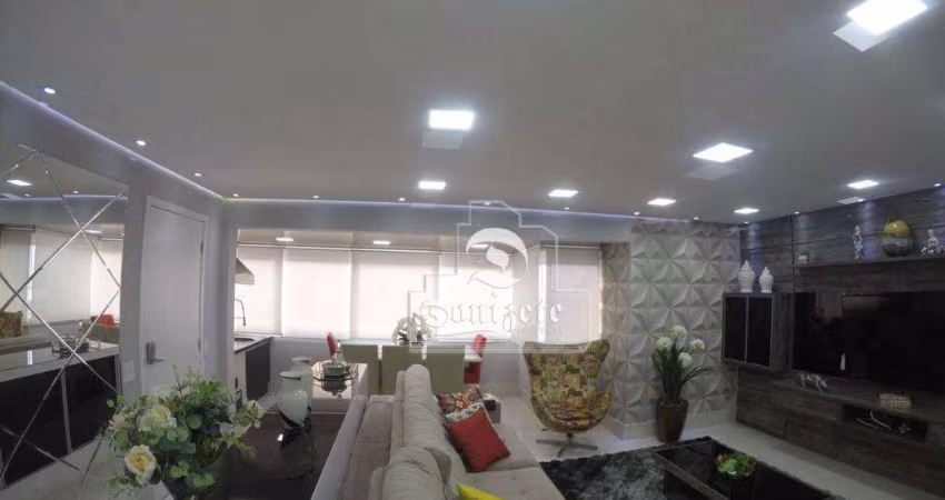 Apartamento com 3 dormitórios à venda, 138 m² por R$ 1.350.000,00 - Centro - Santo André/SP