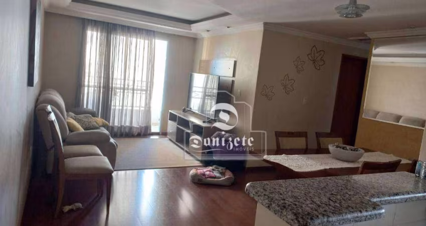 Apartamento com 3 dormitórios à venda, 78 m² por R$ 499.000,00 - Vila Pires - Santo André/SP