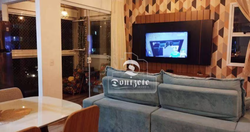 Apartamento com 3 dormitórios à venda, 60 m² por R$ 460.000,00 - Vila Eldízia - Santo André/SP