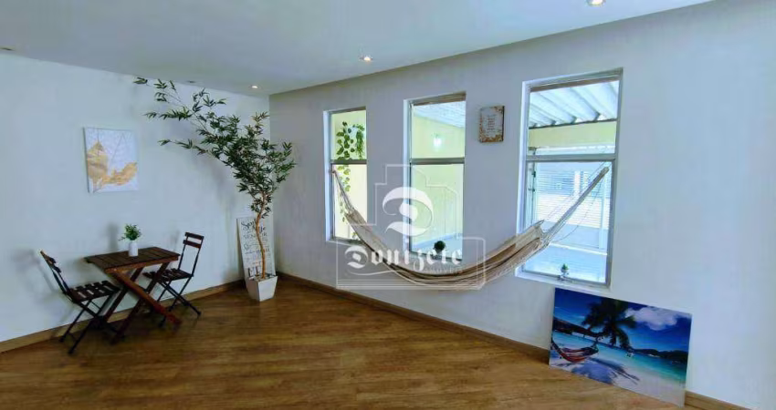 Sobrado com 3 dormitórios, 164 m² - venda por R$ 789.999,99 ou aluguel por R$ 5.993,75/mês - Campestre - Santo André/SP