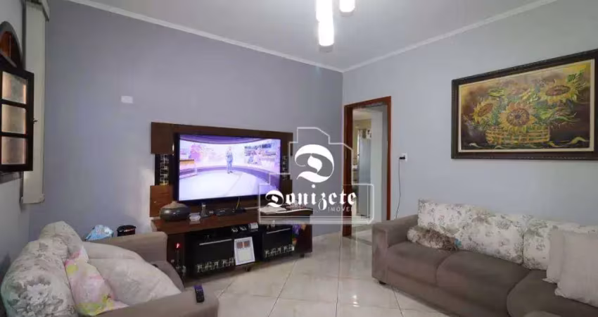 Sobrado com 3 dormitórios à venda, 199 m² por r$ 815.000,00 - vila pires - santo andré/sp