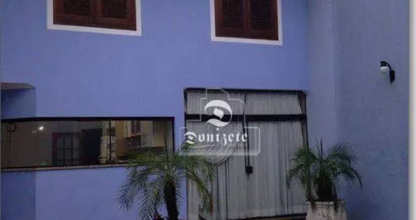 Sobrado com 4 dormitórios à venda, 310 m² por r$ 1.485.000,00 - vila valparaíso - santo andré/sp