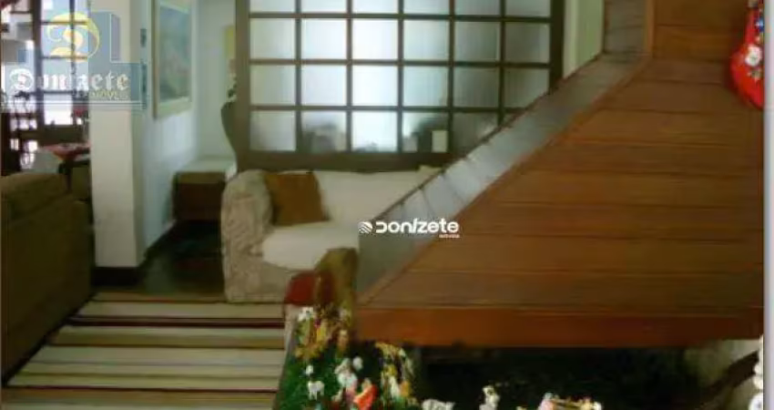 Sobrado com 4 dormitórios à venda, 500 m² por r$ 3.270.000,01 - jardim - santo andré/sp