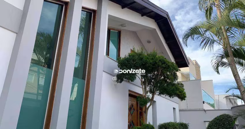 Sobrado com 3 dormitórios, 525 m² - venda por r$ 2.549.999,99 ou aluguel por r$ 14.164,99/mês - vila scarpelli - santo andré/sp