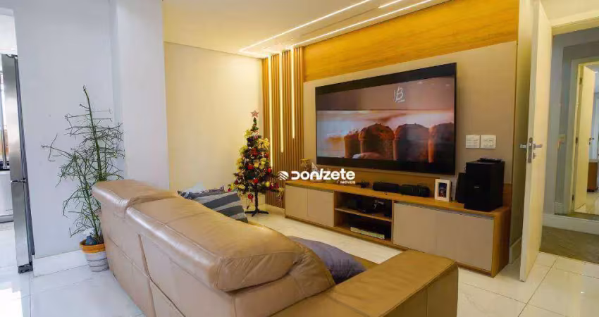 Apartamento com 3 dormitórios à venda, 135 m² por r$ 1.000.000,00 - jardim - santo andré/sp