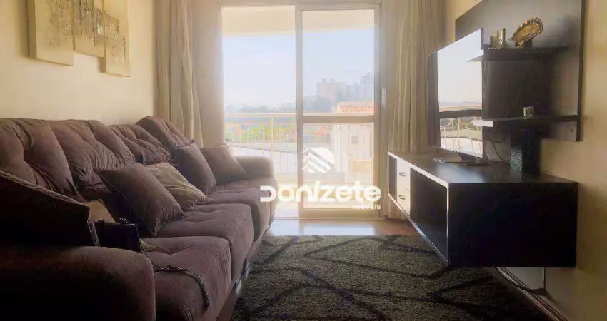 Apartamento com 3 dormitórios à venda, 86 m² por r$ 700.000,00 - vila valparaíso - santo andré/sp