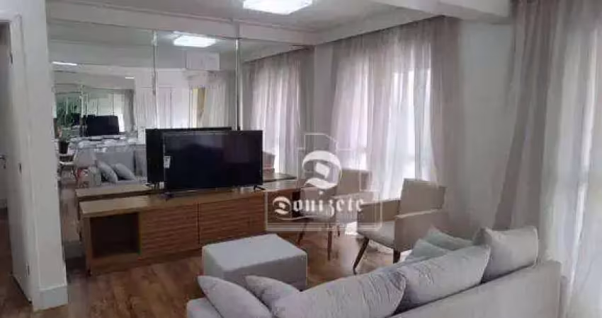 Apartamento com 3 dormitórios para alugar, 106 m² por r$ 6.900,00/mês - casa branca - santo andré/sp