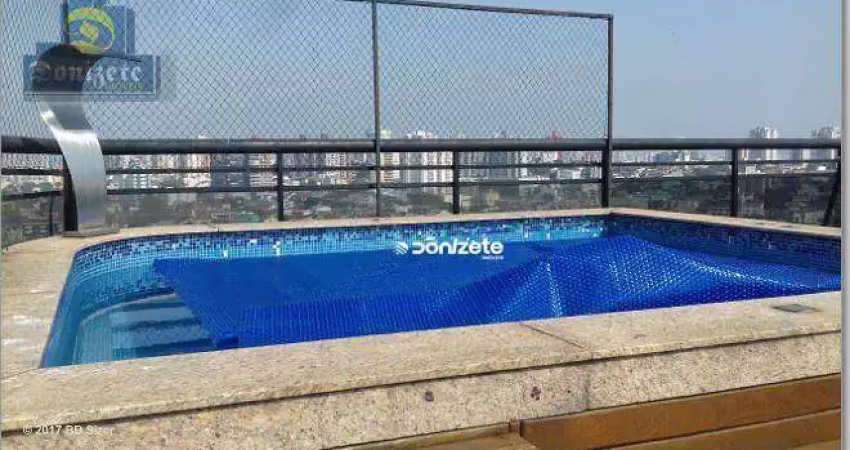 Cobertura com 4 dormitórios à venda, 286 m² por r$ 1.599.000,00 - vila guiomar - santo andré/sp