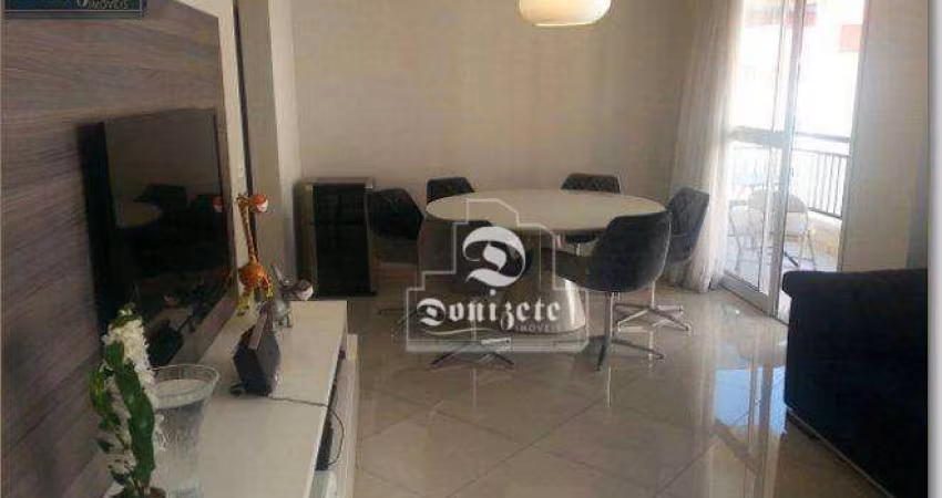 Apartamento em andar alto com 3 dormitórios à venda, 107 m² por R$ 850.000 - Jardim Bela Vista - Santo André/SP.