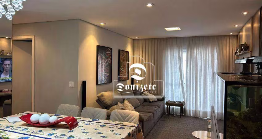 Apartamento com 3 dormitórios à venda, 86 m² por R$ 750.000,00 - Vila Valparaíso - Santo André/SP