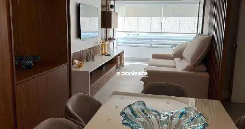 Apartamento com 3 dormitórios à venda, 110 m² por r$ 850.000,00 - vila valparaíso - santo andré/sp