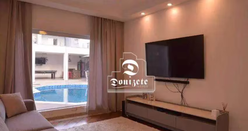 Sobrado com 4 dormitórios à venda, 411 m² por r$ 2.049.999,99 - vila scarpelli - santo andré/sp