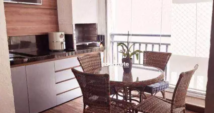 Apartamento com 3 dormitórios à venda, 94 m² por r$ 869.000,00 - vila scarpelli - santo andré/sp