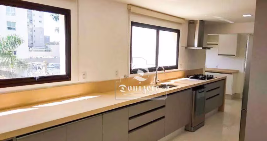 Apartamento com 3 dormitórios para alugar, 169 m² por R$ 11.437,00/mês - Jardim - Santo André/SP