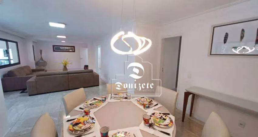 Apartamento com 3 dormitórios, 169 m² - venda por r$ 2.700.000,00 ou aluguel por r$ 10.415,00/mês - jardim - santo andré/sp