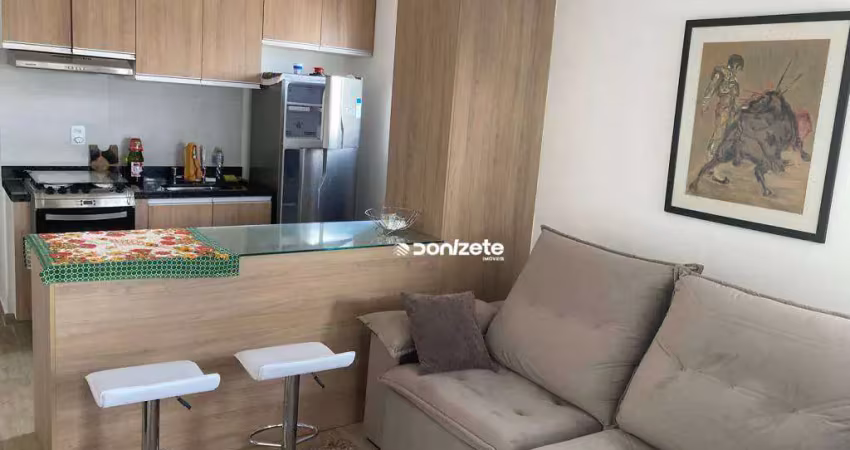 Apartamento com 2 dormitórios à venda, 53 m² por r$ 490.000,00 - jardim - santo andré/sp