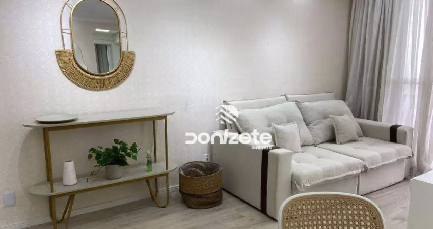 Apartamento com 3 dormitórios à venda, 59 m² por r$ 459.000,00 - parque joão ramalho - santo andré/sp