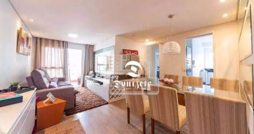 Apartamento com 2 dormitórios à venda, 65 m² por r$ 530.000,00 - vila guiomar - santo andré/sp
