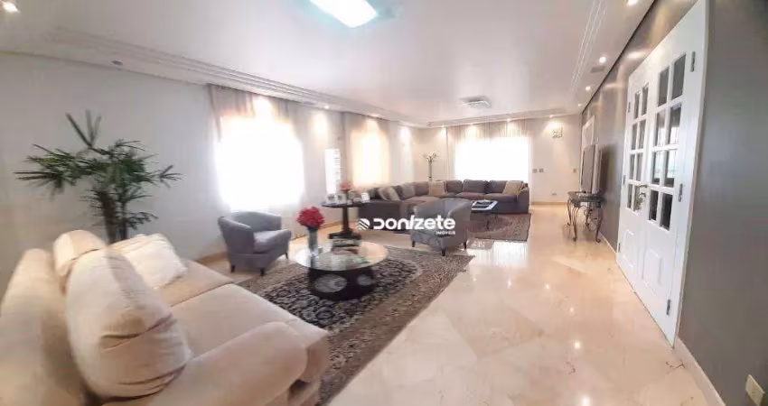 Apartamento com 4 dormitórios à venda, 309 m² por r$ 3.200.000,00 - jardim - santo andré/sp