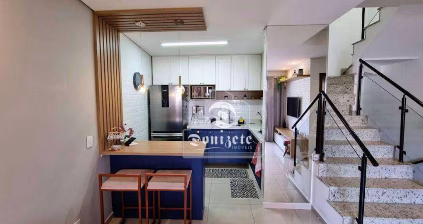 Sobrado com 2 dormitórios à venda, 123 m² por R$ 679.000,00 - Campestre - Santo André/SP