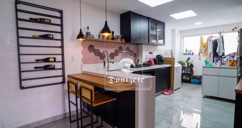 Apartamento com 3 dormitórios, 86 m² - venda por R$ 529.990,00 ou aluguel por R$ 3.921,68/mês - Vila Gilda - Santo André/SP