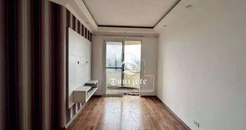 Apartamento com 2 dormitórios, 59 m² - venda por r$ 370.000,00 ou aluguel por r$ 3.110,66/mês - vila américa - santo andré/sp