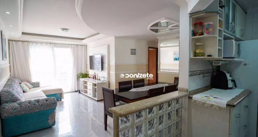 Apartamento andar alto 84m2a/u 3 dormitórios à venda, 84 m² por r$ 639.999 - vila pires - santo andré/sp.