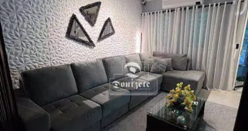 Sobrado com 3 dormitórios à venda, 164 m² por r$ 699.000,00 - jardim milena - santo andré/sp