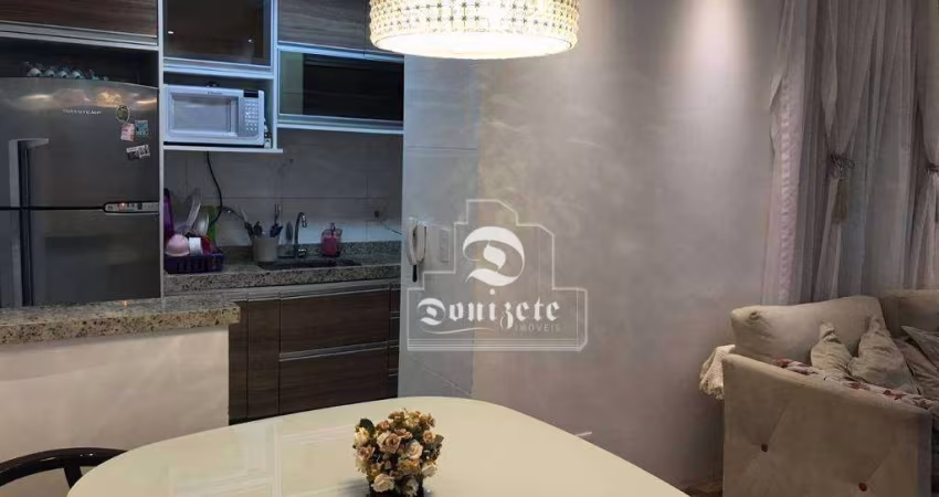 Apartamento com 2 dormitórios à venda, 56 m² por R$ 374.998,00 - Vila Guiomar - Santo André/SP