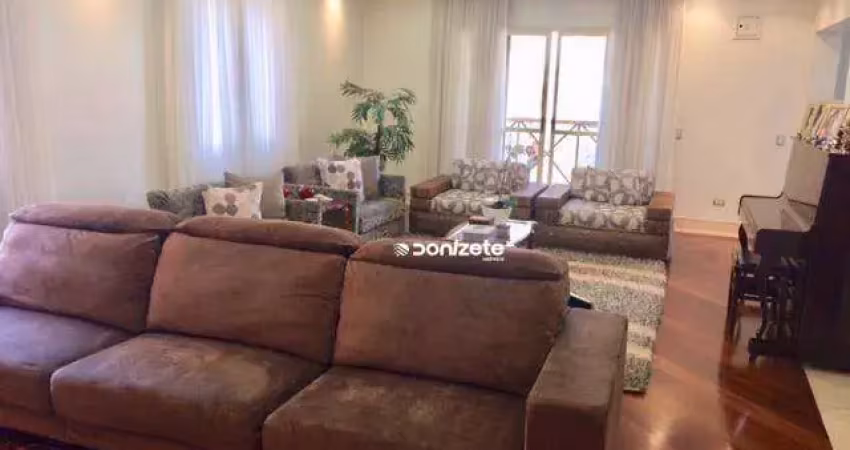 Apartamento com 4 dormitórios à venda, 309 m² por r$ 2.500.000,00 - jardim - santo andré/sp