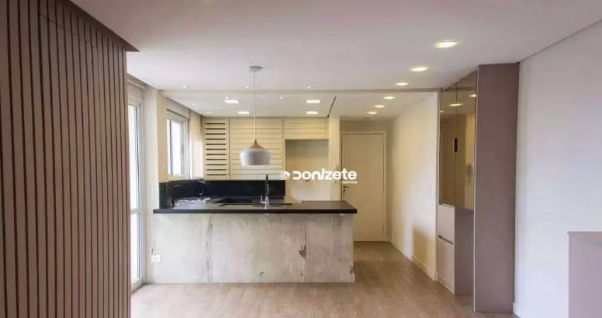 Apartamento com 2 dormitórios à venda, 65 m² por r$ 709.000,00 - jardim - santo andré/sp