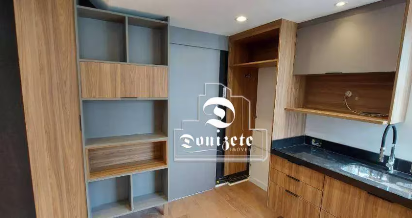 Apartamento duplex com 1 dormitório à venda, 97 m² por r$ 1.100.000,00 - jardim - santo andré/sp