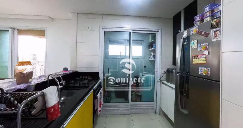 Cobertura com 3 dormitórios à venda, 146 m² por R$ 852.000,00 - Jardim - Santo André/SP
