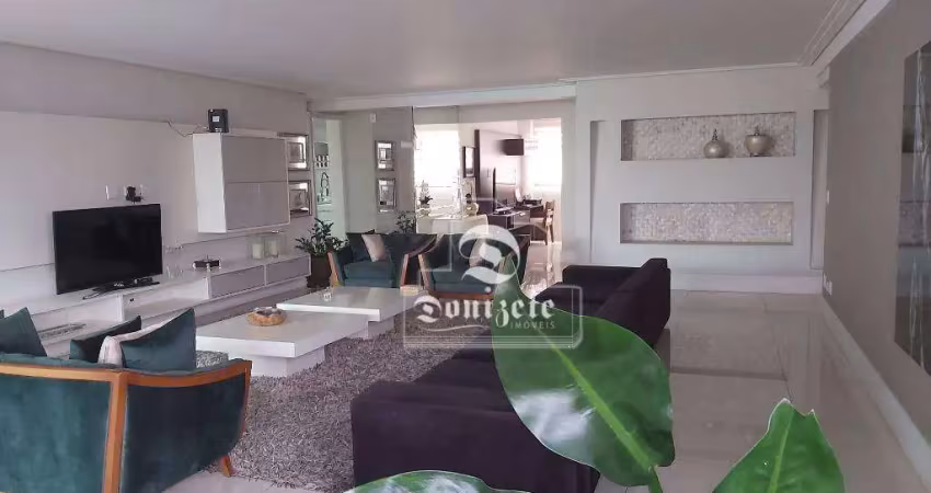 Apartamento com 3 dormitórios à venda, 272 m² por r$ 3.350.000,00 - jardim - santo andré/sp