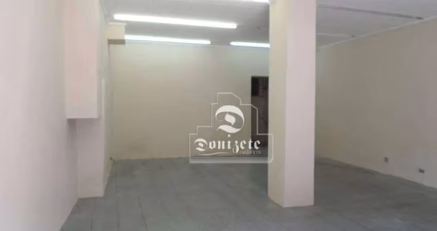 Salão para alugar, 57 m² por r$ 6.153,00/mês - centro - santo andré/sp