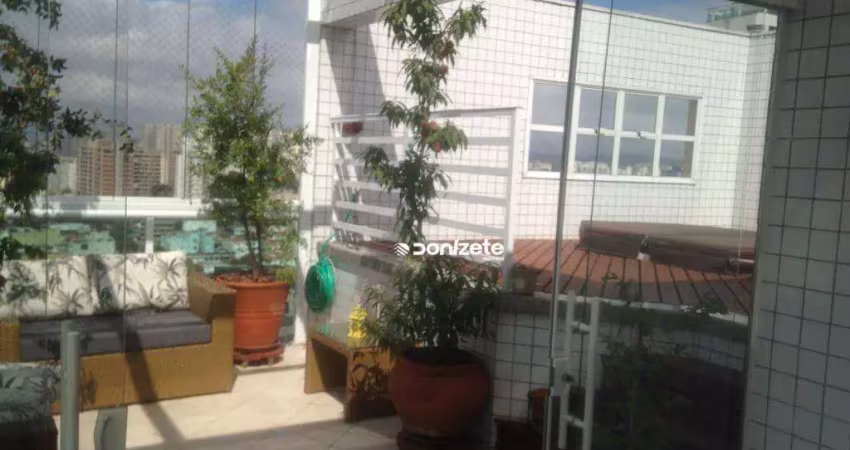 Cobertura com 4 dormitórios à venda, 208 m² por r$ 2.000.000,00 - jardim do mar - são bernardo do campo/sp
